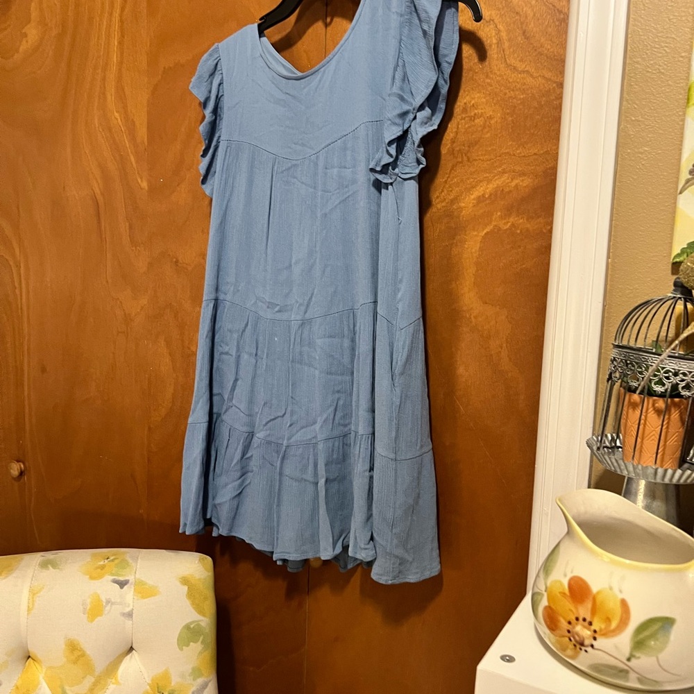 Altar'd State Blue Mini Dress